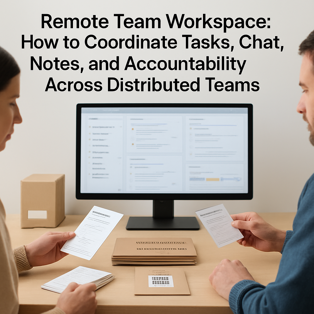 Editorial image for Remote Team Workspace: How to Coordinate Tasks, Chat, Notes, and Accountability Across Distributed Teams
