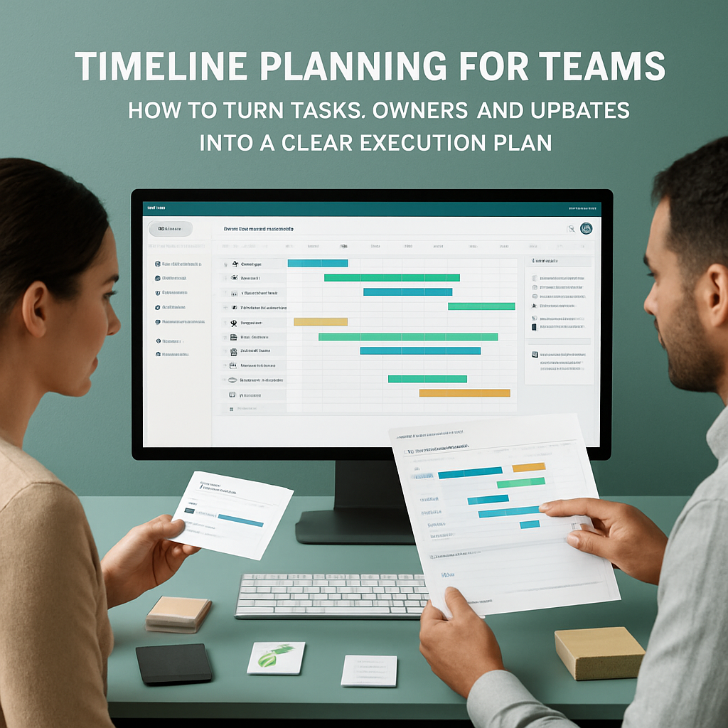 Editorial image for Timeline Planning for Teams: How to Turn Tasks, Owners, and Updates into a Clear Execution Plan